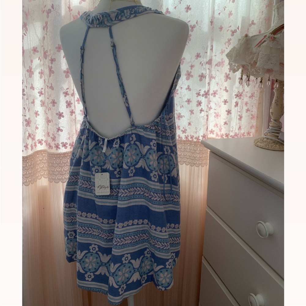 Free People Women's Fisher V-Neck Sleeveless Mini Dress - Picture 10 of 10